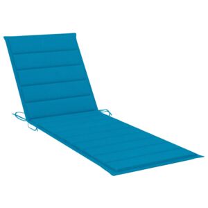 VidaXL Jastuk za ležaljku plavi 200 x 60 x 4 cm od tkanine