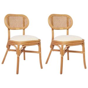VidaXL Blagovaonske stolice 2 kom od platna