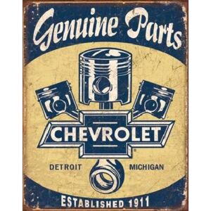 CHEVY PARTS - Chevrolet Pistons Metalni znak, (31,5 x 40 cm)