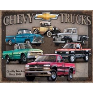 Chevy Trucks Tribute Metalni znak, (40 x 31,5 cm)