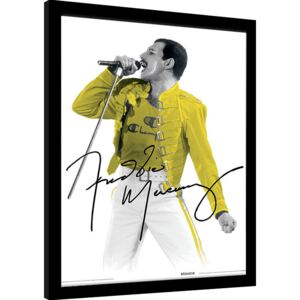 Freddie Mercury - Yellow Jacket Uramljeni poster