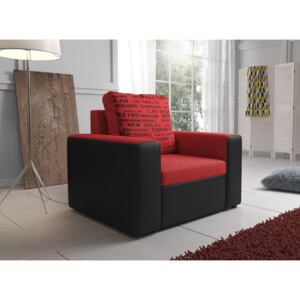 Zondo Fotelja Lavenda (crvena + crna)