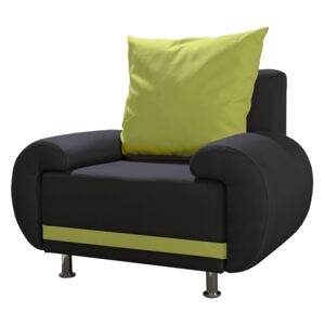 Zondo Fotelja Almonis (crna + zelena)