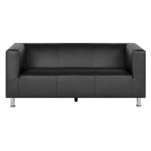 Zondo Kožna sofa trosjed Faxe (crna)