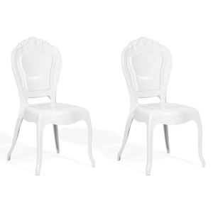 Zondo Set blagovaonskih stolica 2 kom. Vitton (bijela). Akcija -11%. 1009865