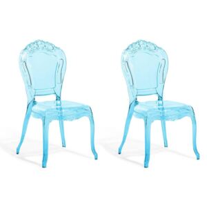 Set blagovaonskih stolica 2 kom. Vitton (plava)