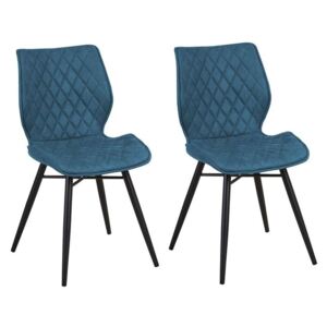 Set blagovaonskih stolica 2 kom. Lissa (morsko plava)