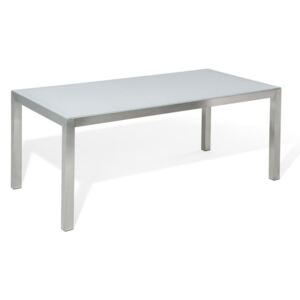 Vrtni stol Grosso (bijela) (s kaljenim staklom)