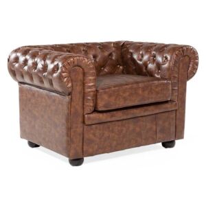 Fotelja Chichester (zlatno smeđa) (vintage)