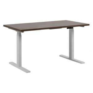 Pisaći stol 160 Upgo II (tamno drvo) (električno podesiv)