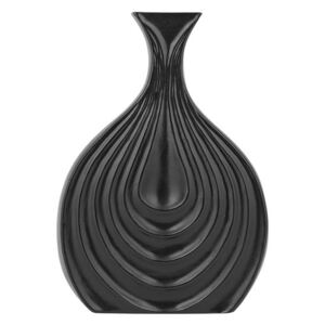 Vaza TAMMIN 25 cm (stakloplastika) (crna)