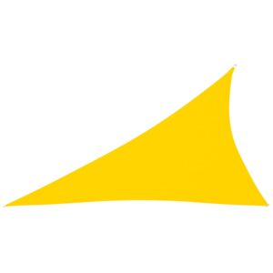 VidaXL Jedro protiv sunca od tkanine Oxford trokutasto 3x4x5 m žuto