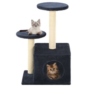 VidaXL Penjalica za mačke sa stupovima za grebanje od sisala 60 cm tamno plava