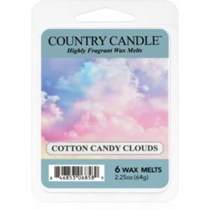 Country Candle Cotton Candy Clouds vosak za aroma lampu 64 g