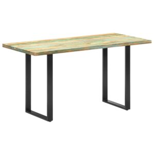 VidaXL Blagovaonski stol od masivnog obnovljenog drva 140 x 70 x 76 cm