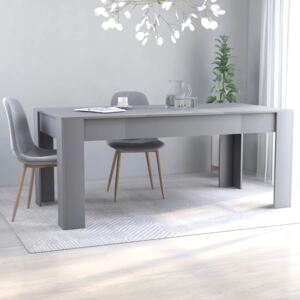 VidaXL Blagovaonski stol sivi 180 x 90 x 76 cm od iverice