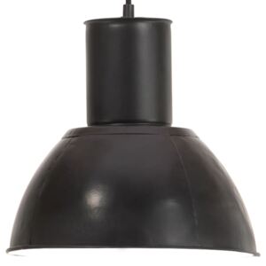 VidaXL Viseća svjetiljka 25 W tamnocrna okrugla 28,5 cm E27