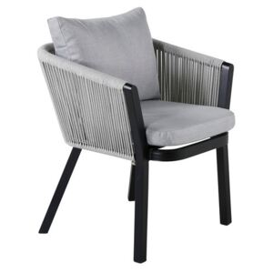 Vrtna stolica JA949 Crna + siva