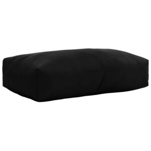 VidaXL Vrtni jastuk za naslon crni 80 x 40 x 20 cm od tkanine