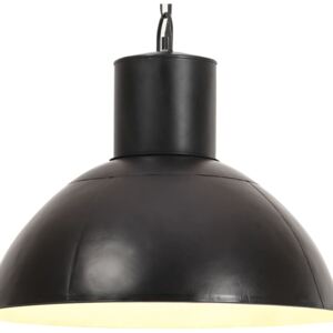 VidaXL Viseća svjetiljka 25 W tamnocrna okrugla 48 cm E27