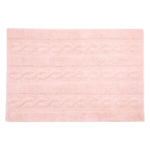 Koberec Ourbaby Braids rug - soft pink 32023-0 pravokutnik 80x120 cm ružičasta