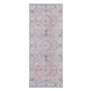 Svjetloružičasti tepih Nouristan Gratia, 80 x 200 cm