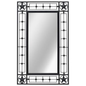 VidaXL Zidno ogledalo pravokutno 50 x 80 cm crno