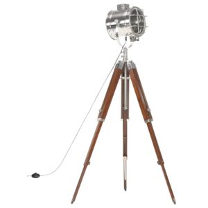 VidaXL Podna svjetiljka s tronošcem od masivnog drva manga 165 cm