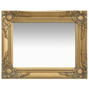 VidaXL Zidno ogledalo u baroknom stilu 50 x 40 cm zlatno