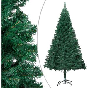 VidaXL Umjetno božićno drvce s gustim granama zeleno 180 cm PVC