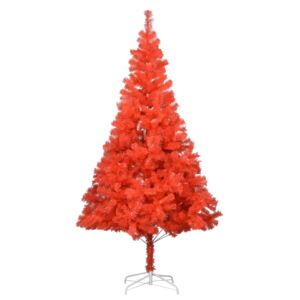 VidaXL Umjetno božićno drvce sa stalkom crveno 180 cm PVC
