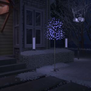 VidaXL Božićno drvce s 220 LED žarulja plavo svjetlo 220 cm