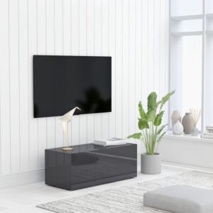 VidaXL TV ormarić visoki sjaj sivi 80 x 34 x 30 cm od iverice