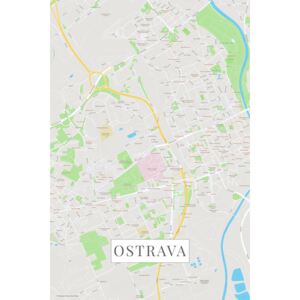 Karta Ostrava color