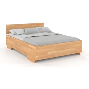 Zondo Bračni krevet 160 cm Naturlig -Larsos High (bukva) (s podnicom)