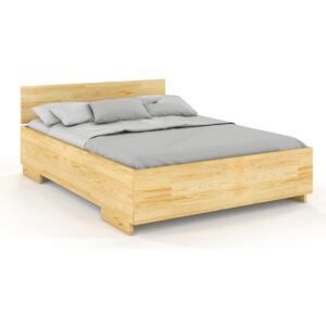 Zondo Bračni krevet 200 cm Naturlig -Larsos High (borovina) (s podnicom)