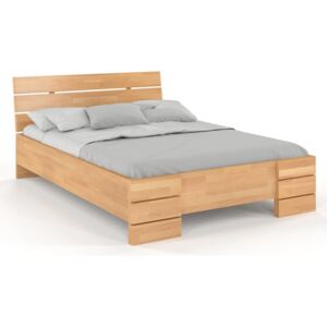 Zondo Bračni krevet 160 cm Lorenskog High (bukva) (s podnicom)