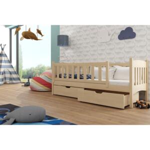 Zondo Dječji krevet 80 x 180 cm Gussie (s podnicom i prostorom za odlaganje) (borovina)