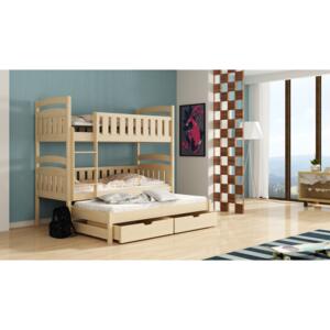 Zondo Dječji krevet 80 x 180 cm OLLIE (s podnicom i prostorom za odlaganje) (borovina)