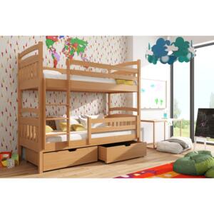 Zondo Dječji krevet 80 x 180 cm Galvin (s podnicom i prostorom za odlaganje) (bukva)