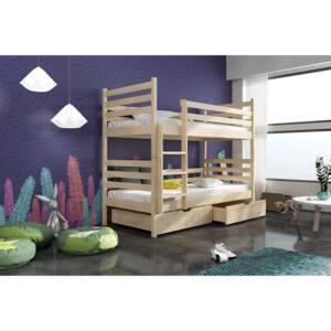 Zondo Dječji krevet 80 x 180 cm Nubia (s podnicom i prostorom za odlaganje) (borovina)