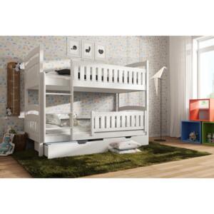 Zondo Dječji krevet 80 x 180 cm Irwin (s podnicom i prostorom za odlaganje) (bijela)