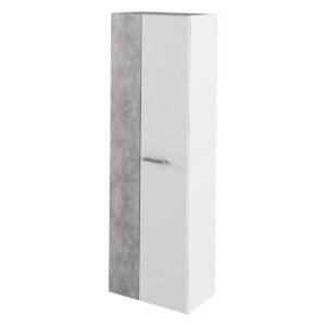 Zondo Ormar za garderobu Simmo (bijela + beton)