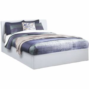 Zondo Bračni krevet 160 cm Kralla (bijela) (s podnicom)