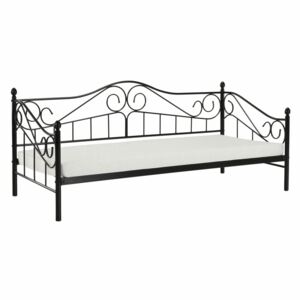 Zondo Jednostruki krevet 90 cm Danina (crna) (s podnicom)