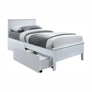 Zondo Jednostruki krevet 90 cm Minea (bijela)