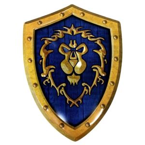 Metalni znak World of Warcraft - Alliance Shield, ( x cm)