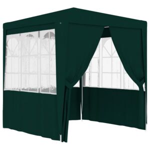 VidaXL Profesionalni šator za zabave 2,5 x 2,5 m zeleni 90 g/m²
