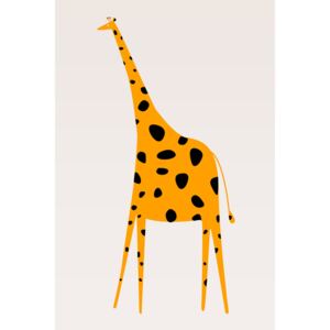 Ilustracija Cute Giraffe, Kubistika