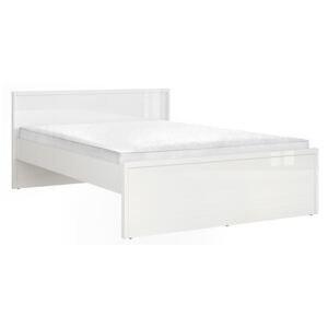 Krevet BABT3 Sjajni bijeli 140 x 200 cm